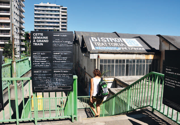 Un grand food court thématisé, qualitatif, animé et éphémère