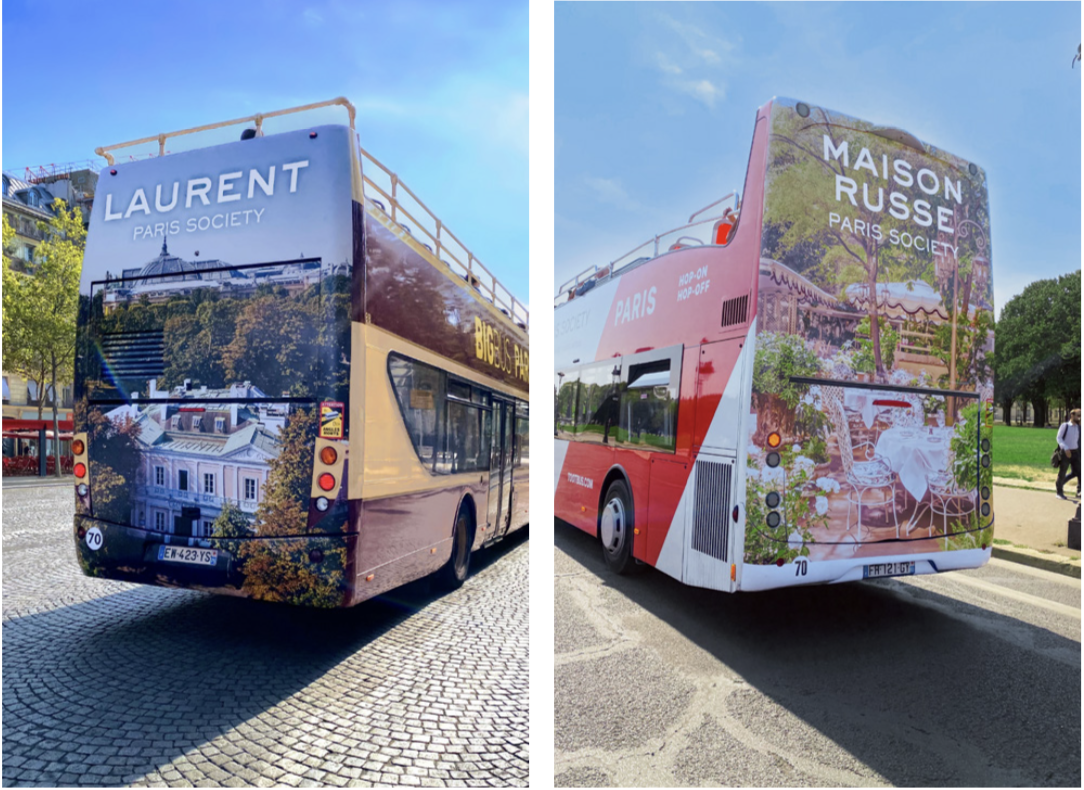 Paris Society s’affiche sur les bus de la capitale