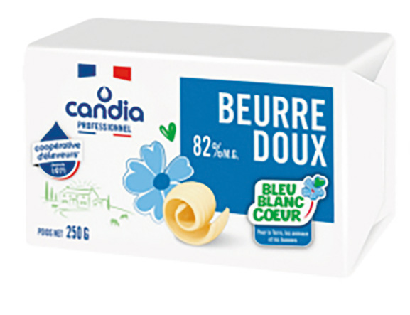 Candia Professionnel : Une première gamme de produits Bleu-Blanc-Cœur