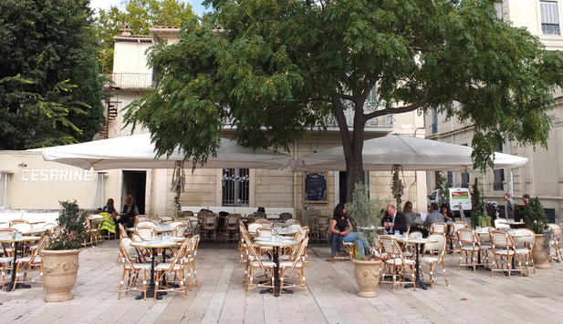 Césarine à Nîmes : Une brasserie chic pour une cuisine méditerranéenne