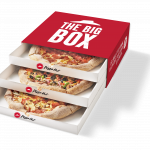 Une triple boite à partager pour Pizza Hut