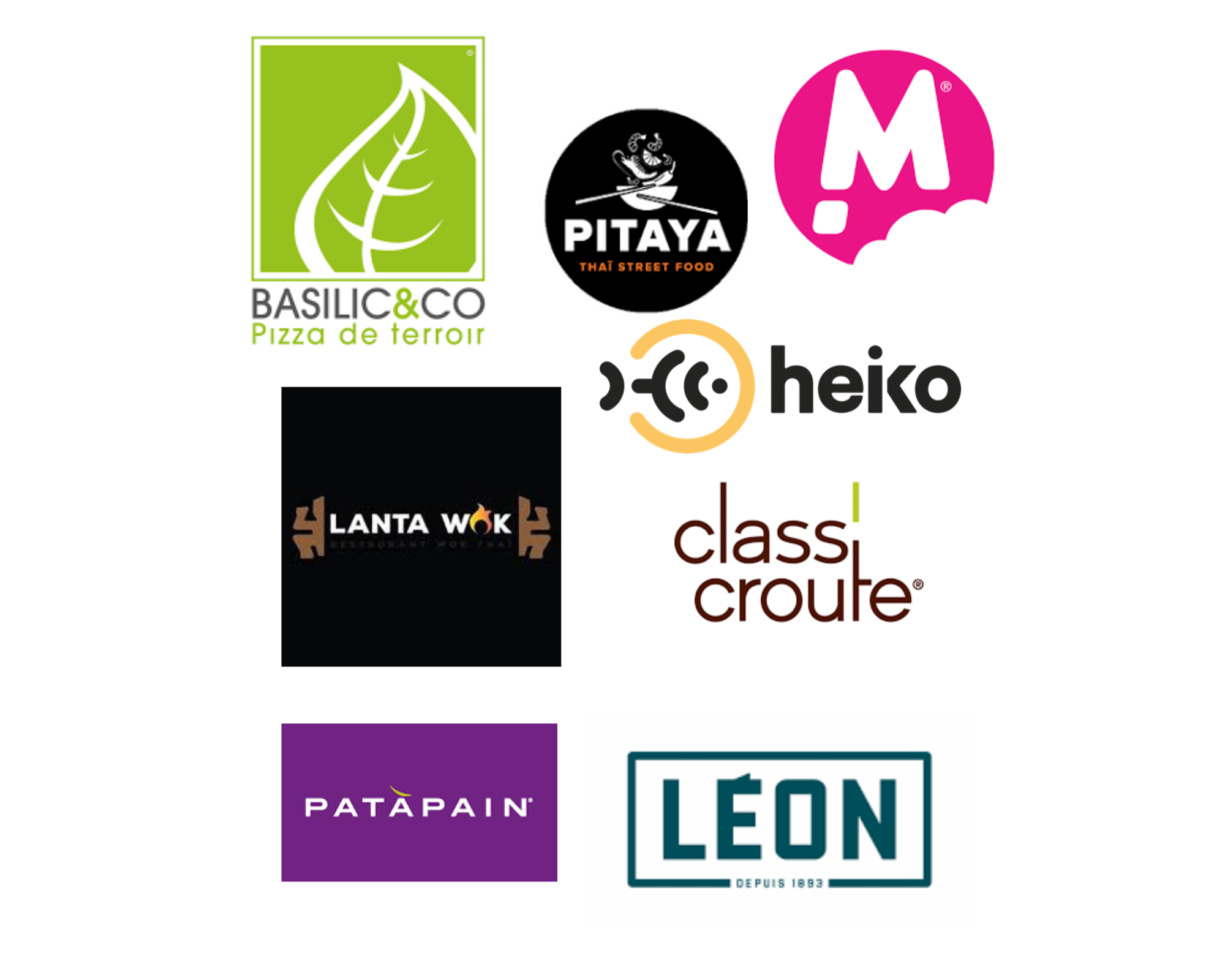 Développements : Basilic&Co, Miss Cookies Coffee, Léon Fish Brasserie, Class’ croute …