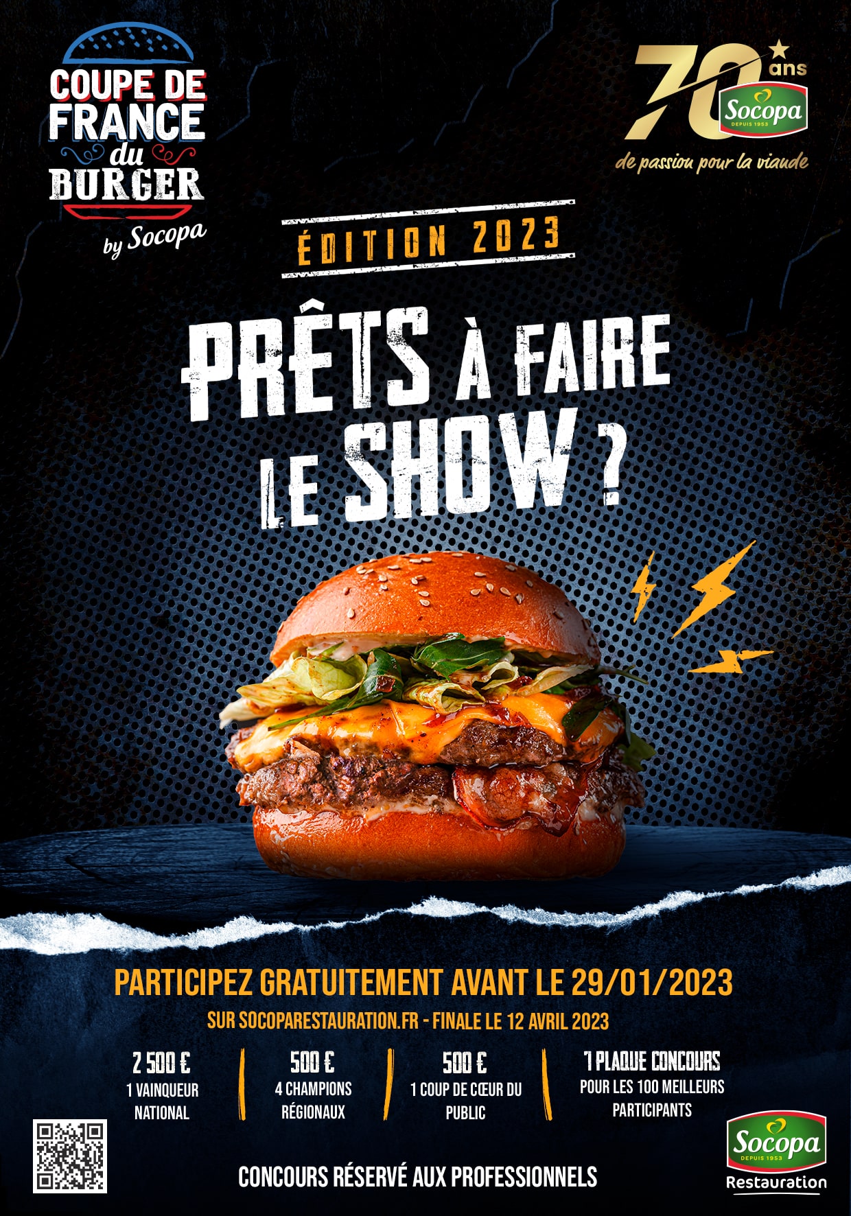 Coupe de France du Burger by Socopa : les inscriptions sont ouvertes !