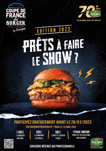 Coupe de France du Burger by Socopa : les inscriptions sont ouvertes !