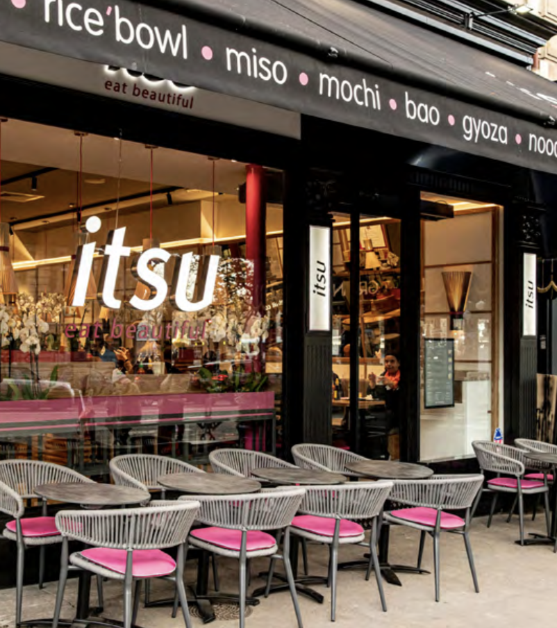 Itsu (groupe Bertrand) ouvre sa toute 1ère adresse en France