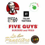 Développements : Five Guys, Italian Trattoria, La Pizza de Nico, Izee …