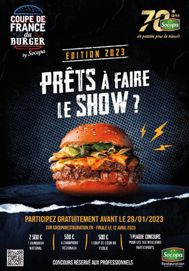 La Coupe de France du Burger by Socopa a son président du jury