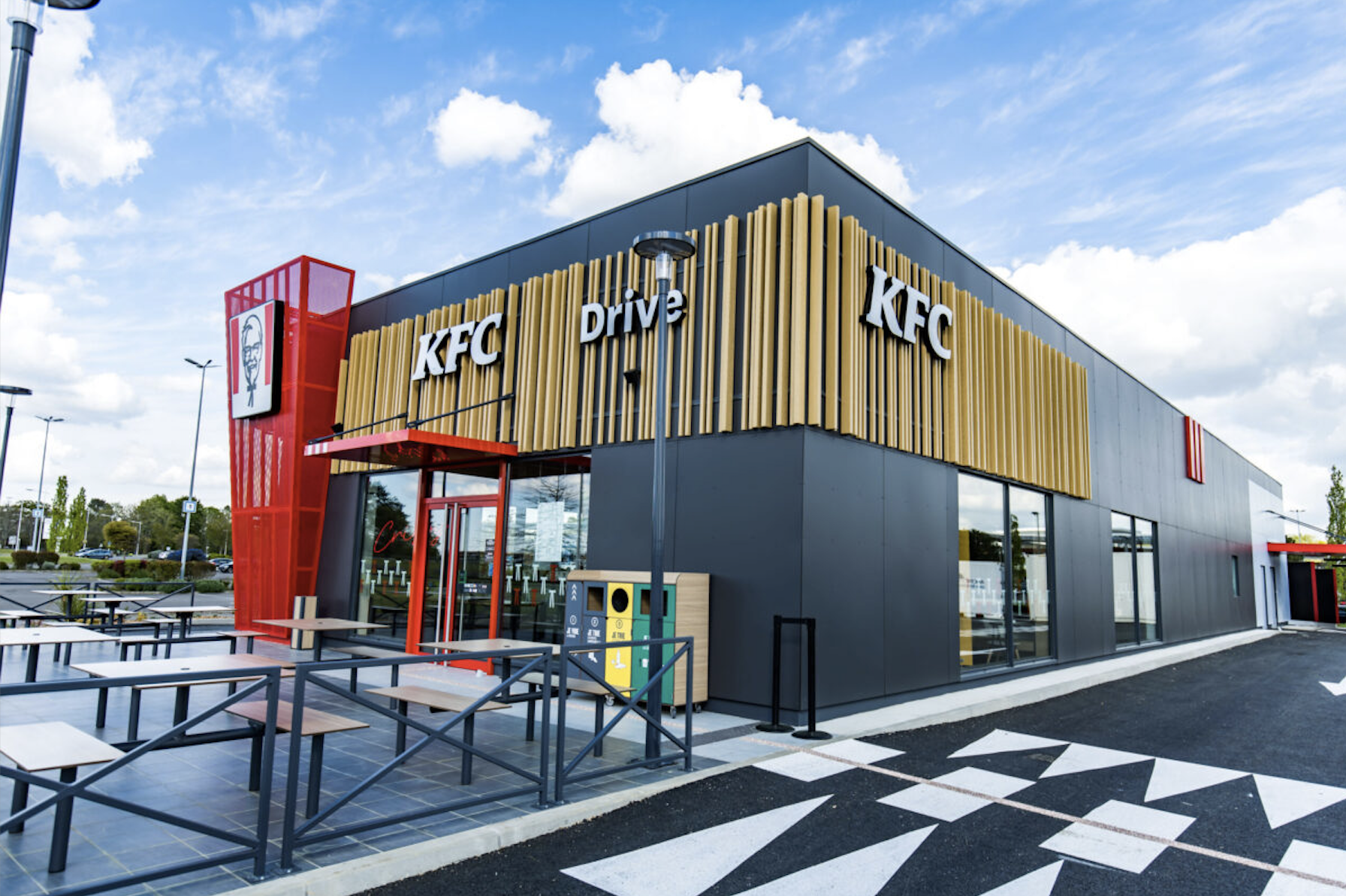 Un nouveau design pour les établissements KFC France