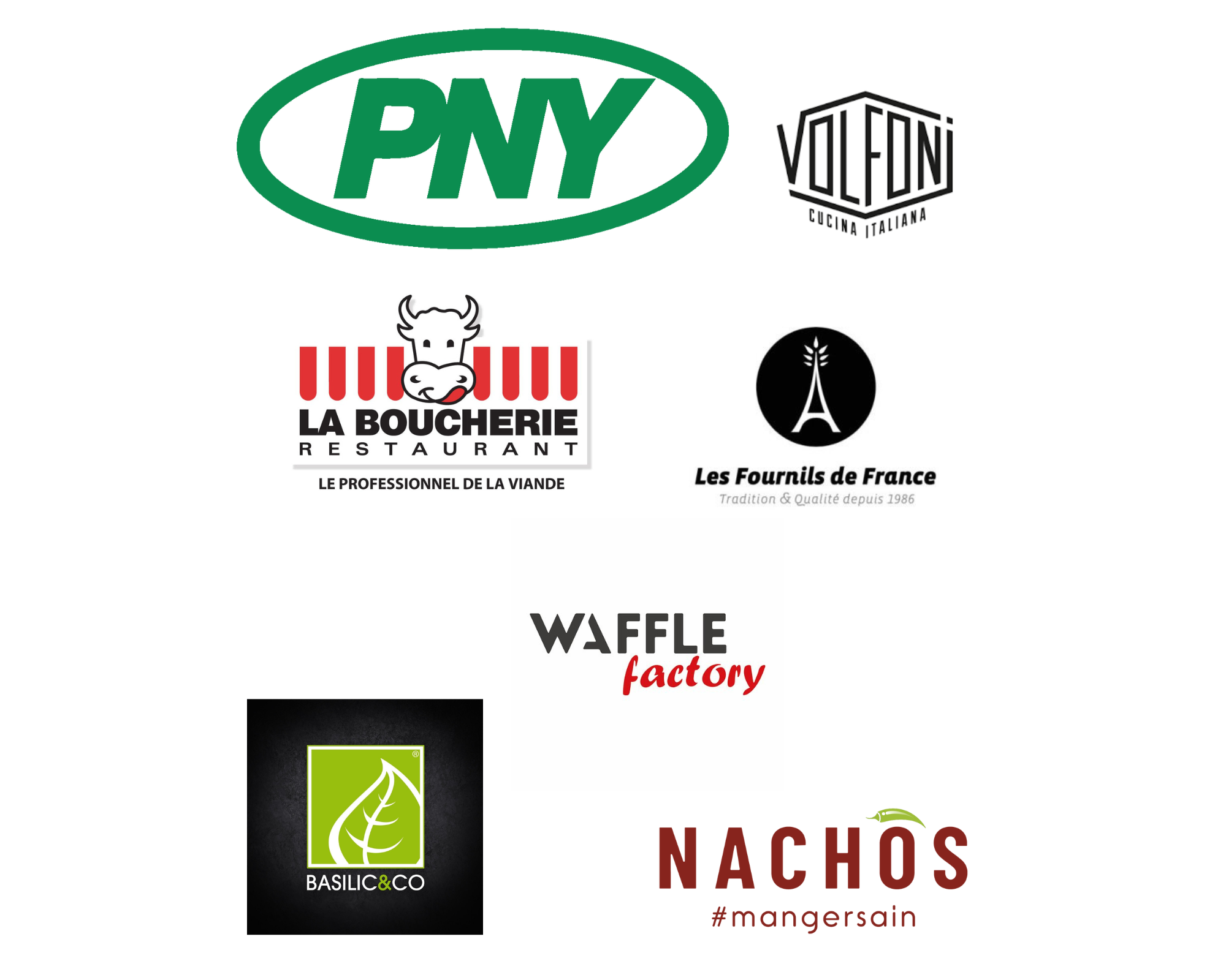 Développements : PNY, Volfoni, Nachos, Basilic&Co …