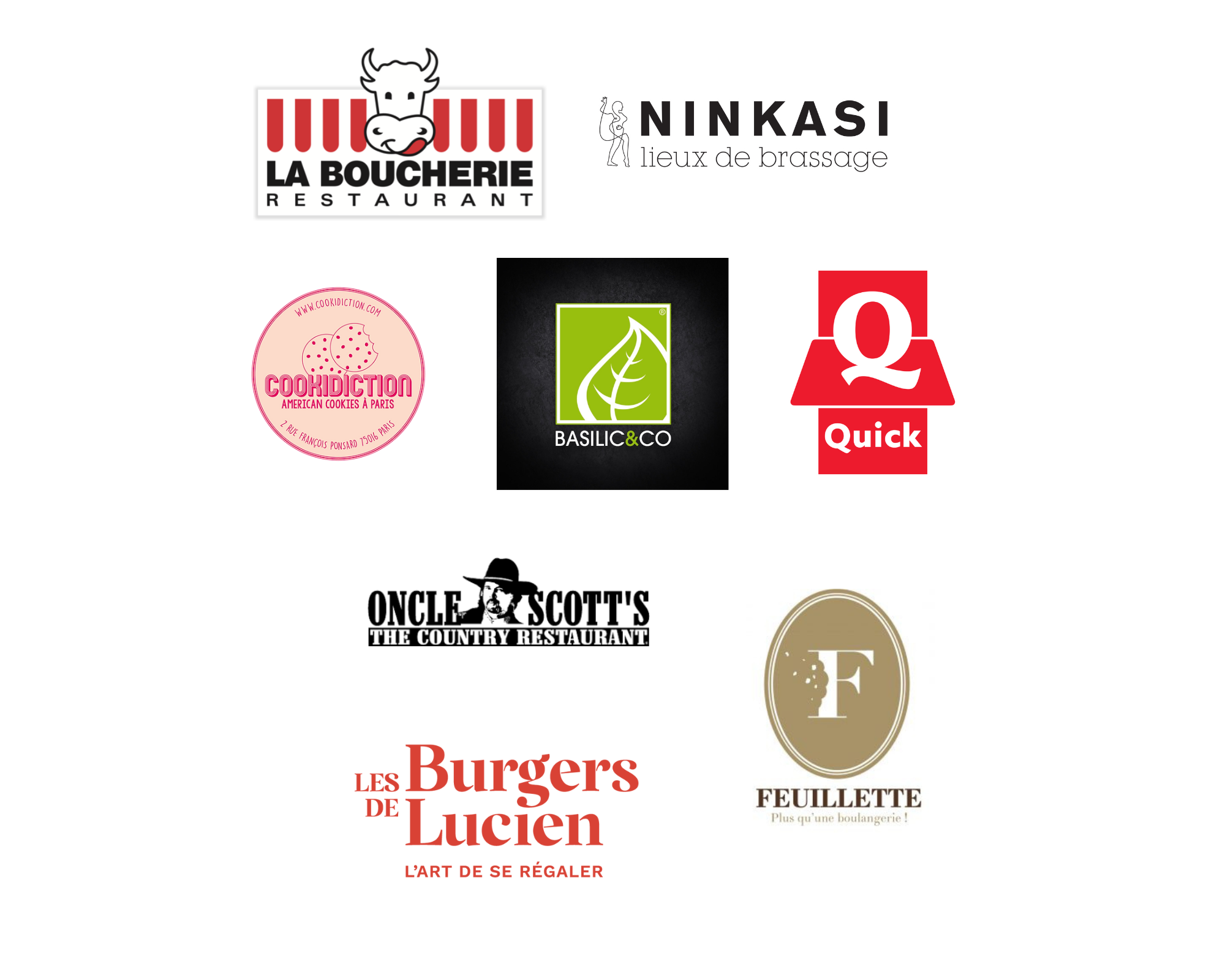 Développements : La Boucherie, Feuillette, Basilic & Co, Ninkasi…