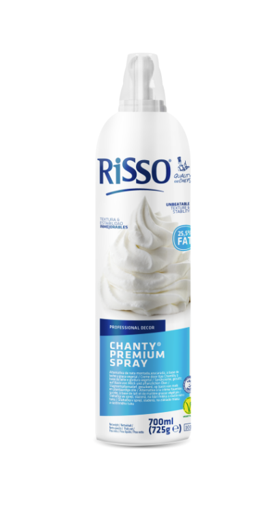 Risso Chanty® Premium Spray : la nouvelle crème fouettée prête à l’emploi