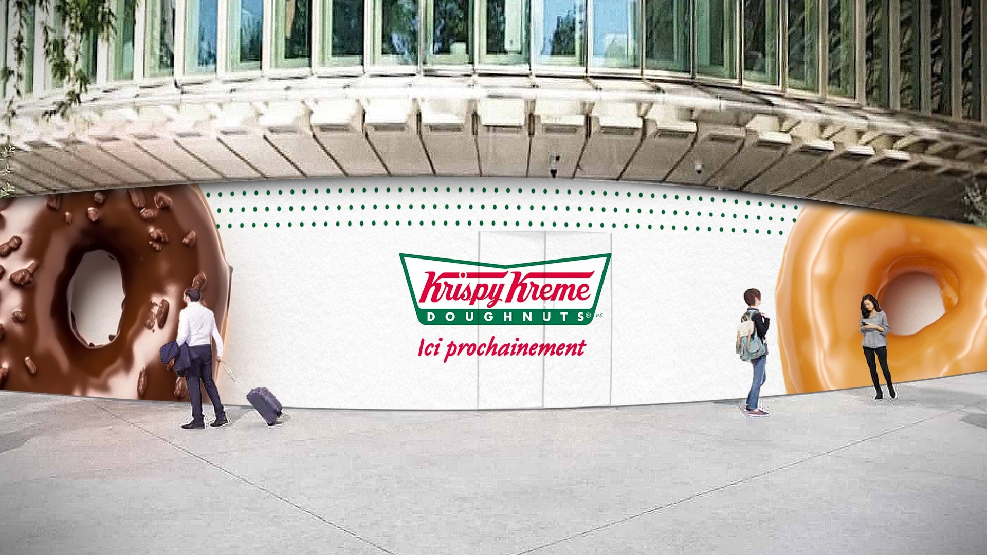 Ouverture du 1er Krispy Kreme de France au Westfield Forum des Halles