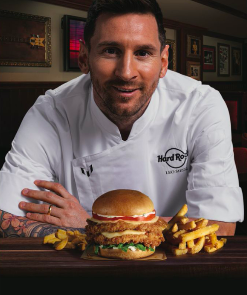 Le Messi Burger : quand le football rencontre la gastronomie aux Hard Rock Hotels