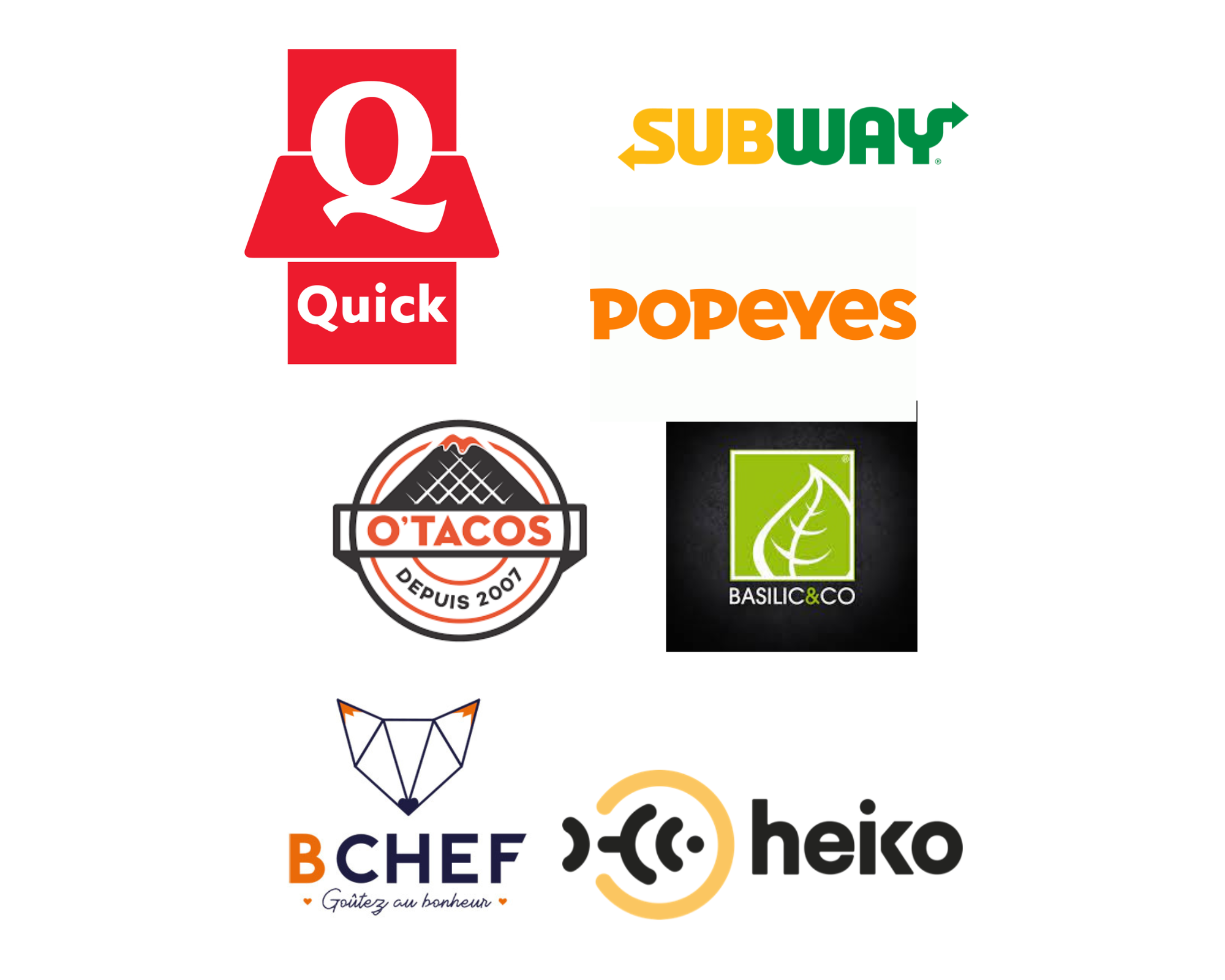 Développements : Basilic&Co, Quick, O’Tacos, Subway …