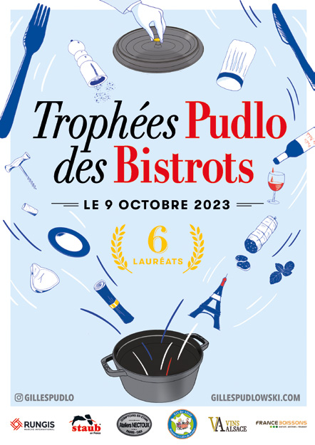 Deuxième édition des Trophées Pudlo des Bistrots le 9 octobre