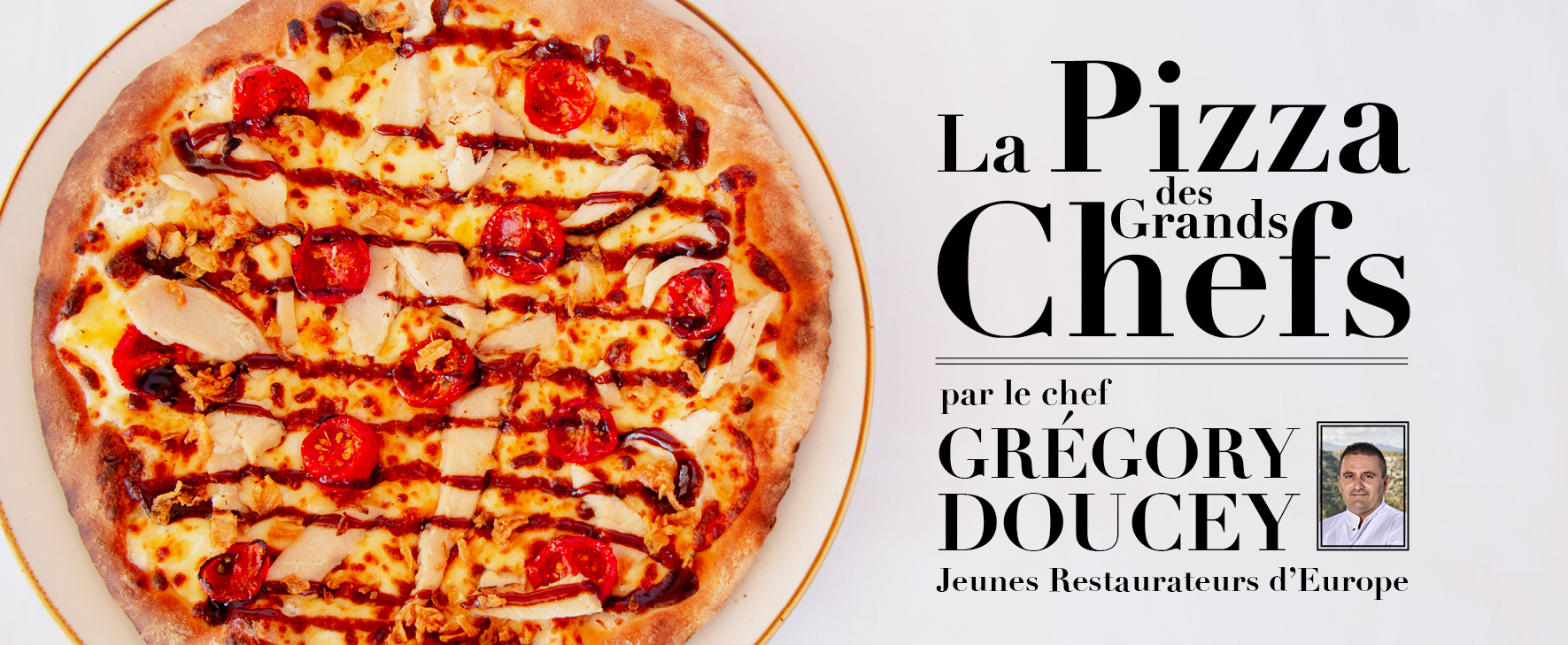 Une création inédite signée Grégory Doucey pour La Boîte à Pizza