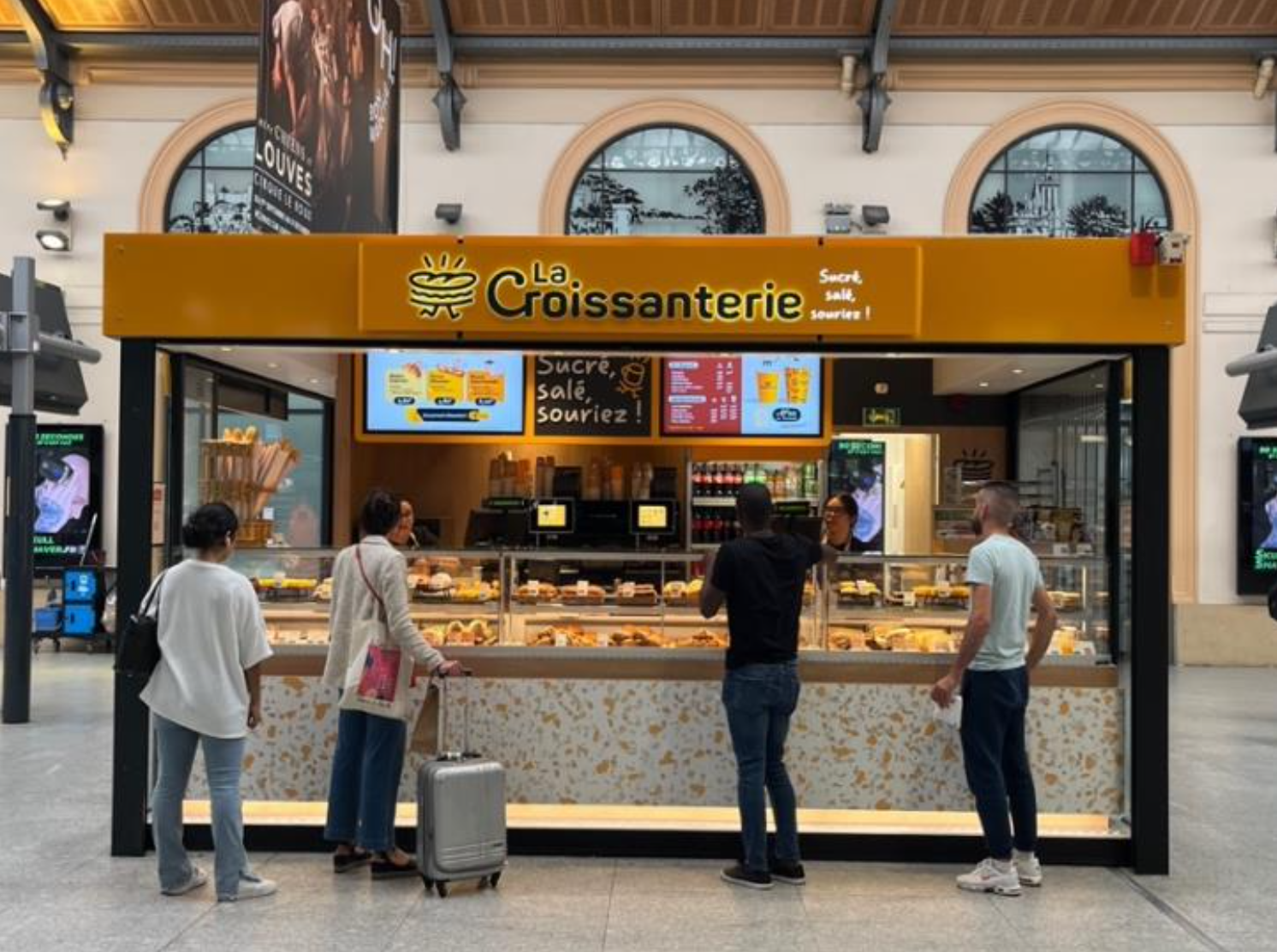 Nouvelle identité La Croissanterie : deux kiosques rénovés à Saint-Lazare