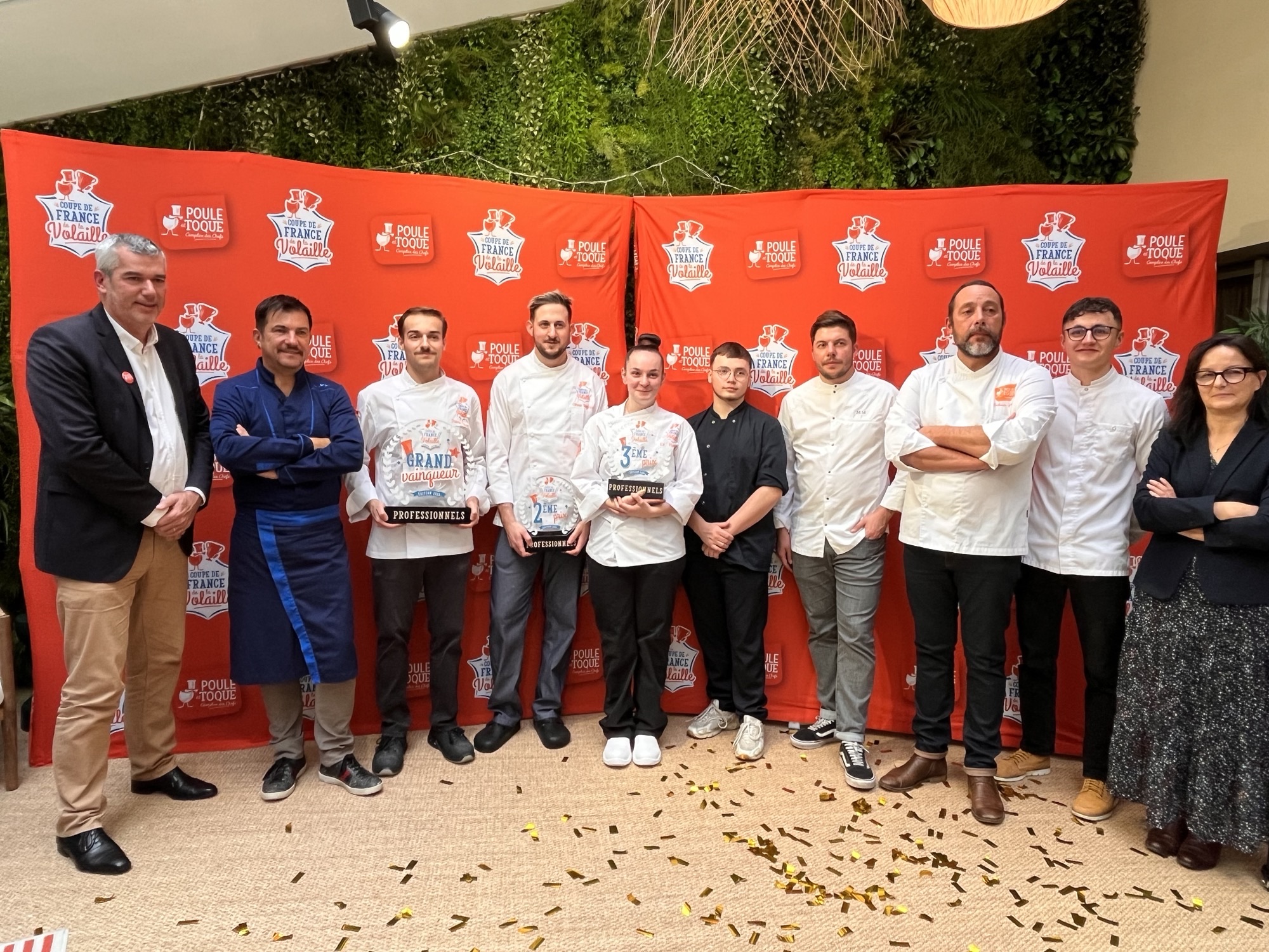 Romain Baconnier et Duncan Charvet remportent la Coupe de France de la Volaille