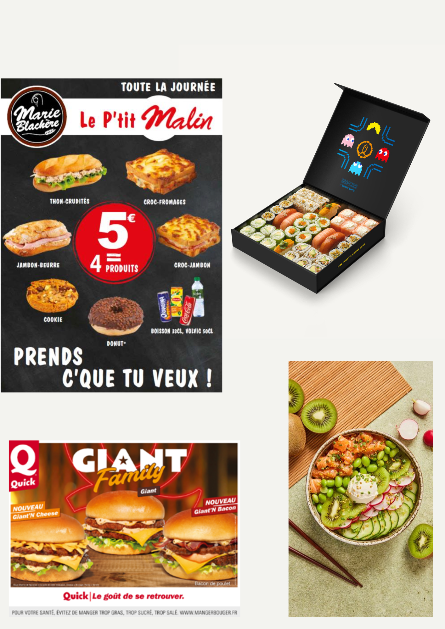 Sushi Shop, Pokawa, Quick, Del Arte : les nouvelles offres