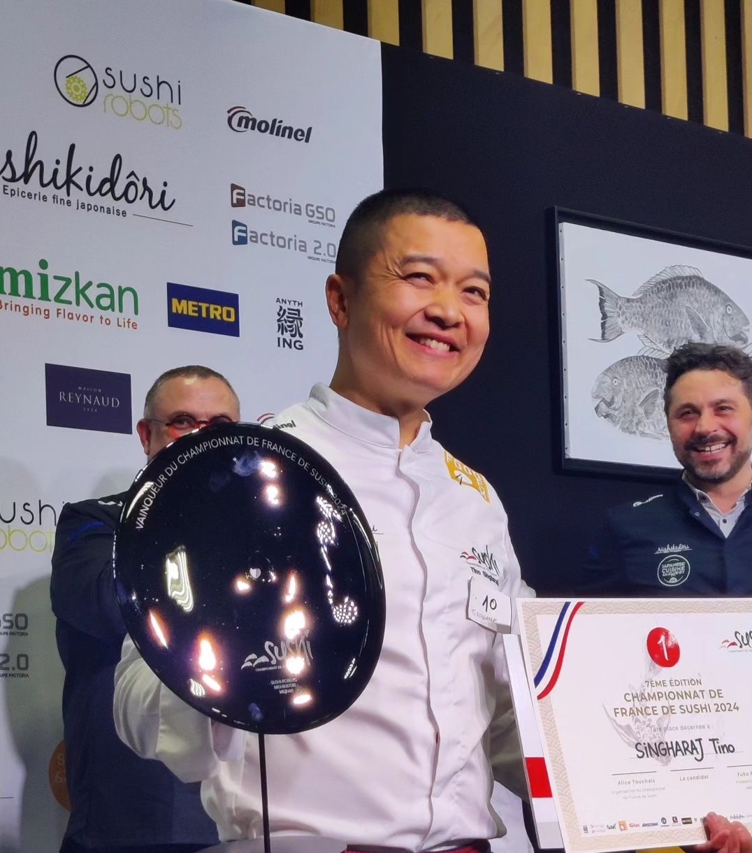 Tino Singharaj s’impose lors du Championnat de France de Sushi 2024