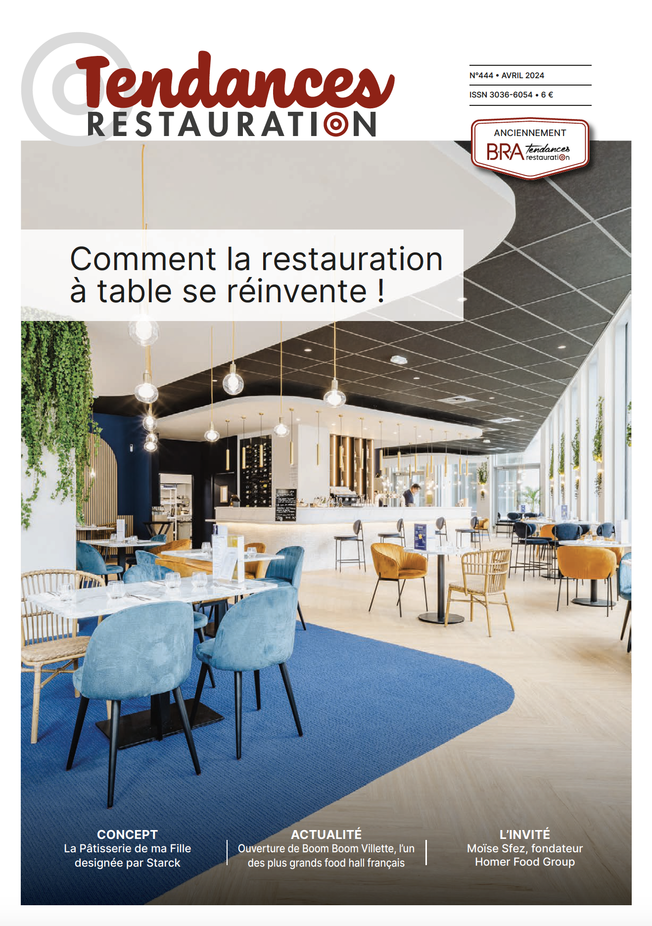 La restauration à table au cœur du numéro d’avril de Tendances Restauration