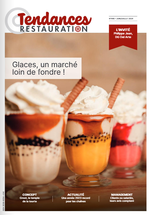 Les glaces au cœur du numéro de juin/ juillet de Tendances Restauration