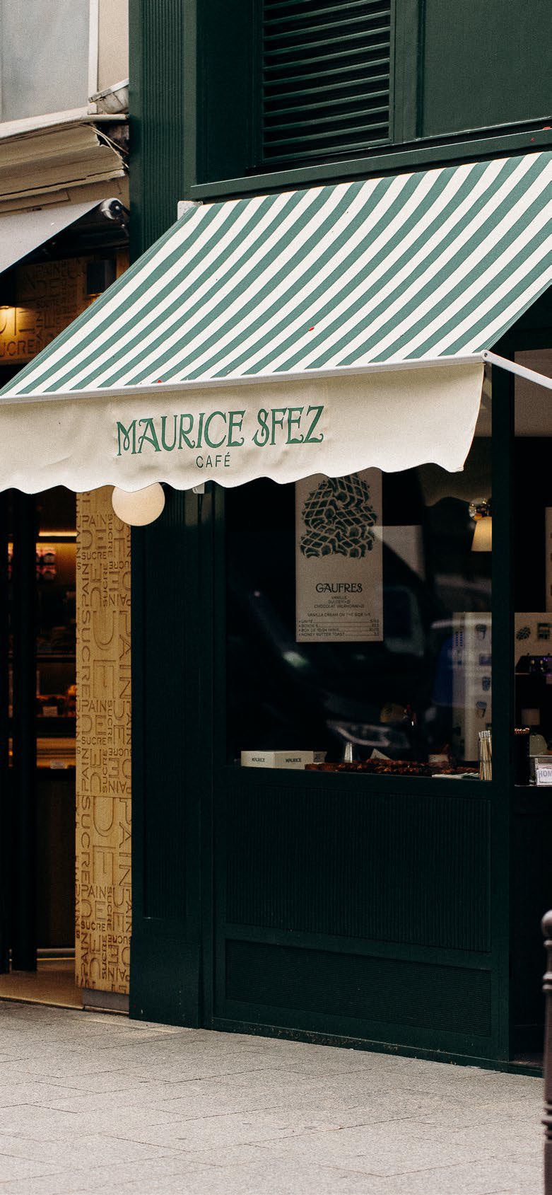 Maurice Sfez Café, nouveau coffee shop parisien par Moise Sfez