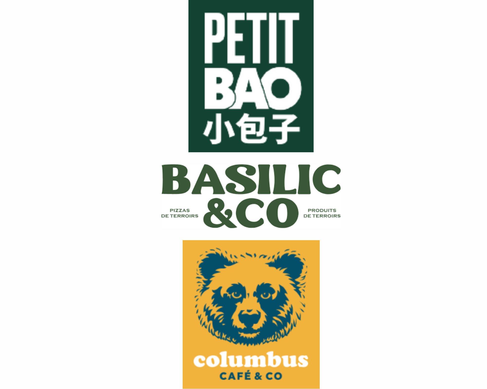 Développements : Petit Bao, Basilic & Co, Columbus Café…