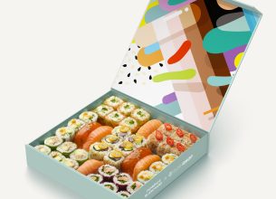 Une collaboration graphique et artistique avec Sushi Shop x Florence Blanchard