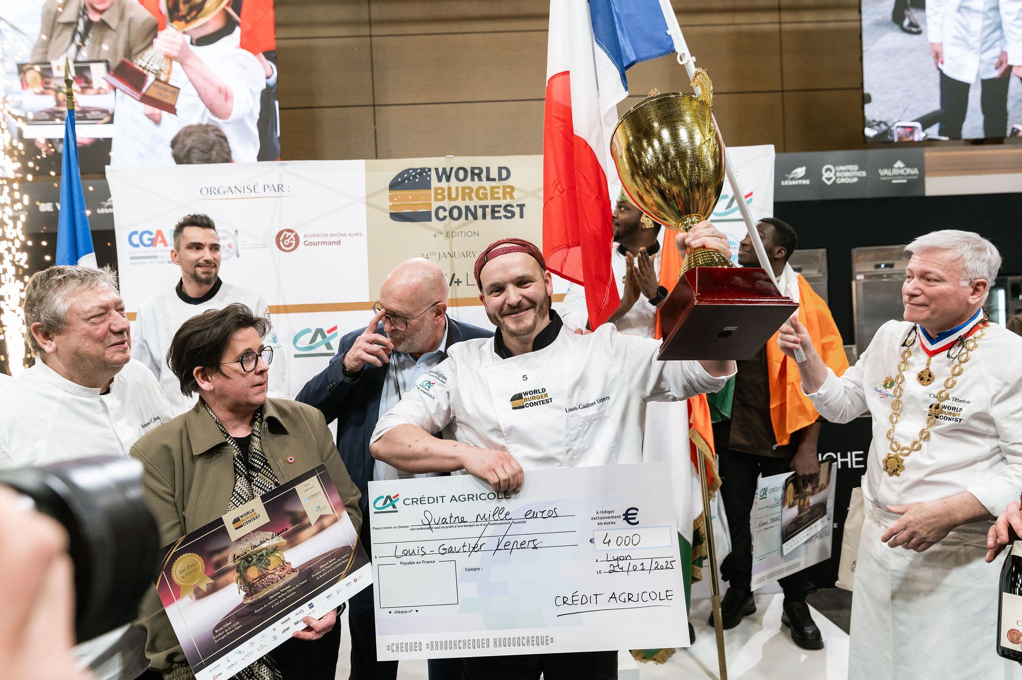 Le Français Louis-Gautier Lepers lauréat du World Burger Contest